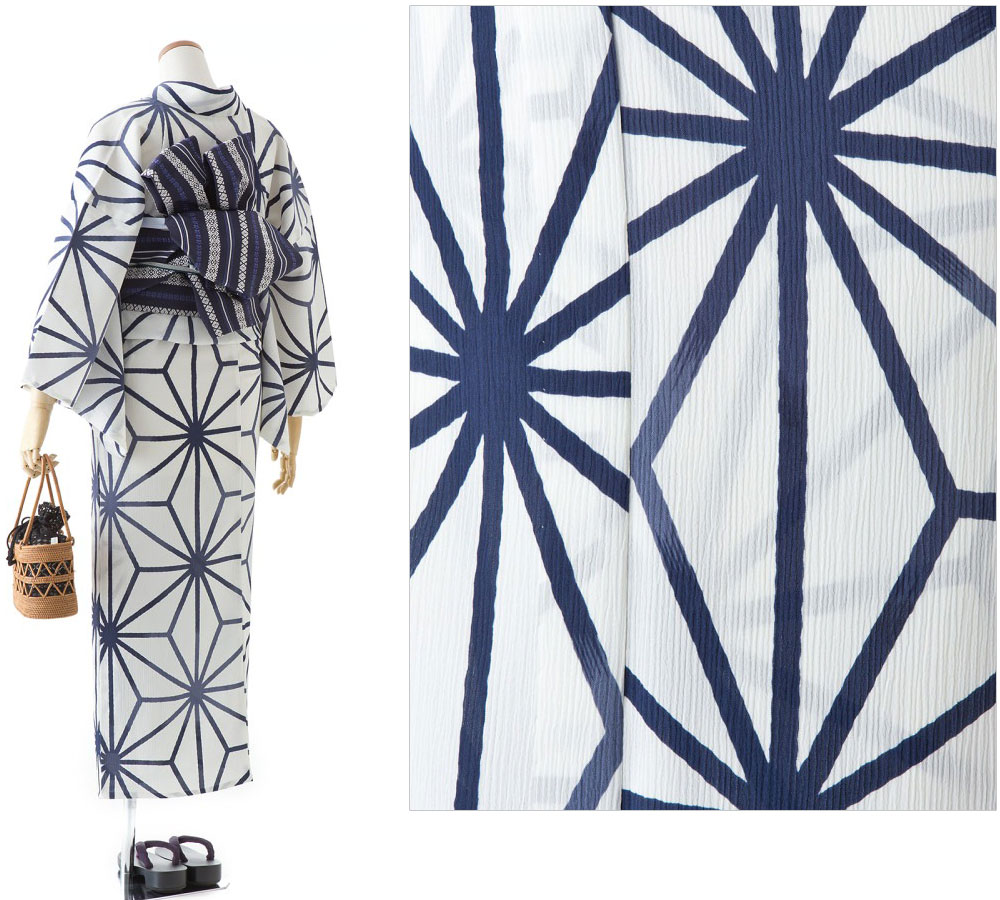 楽天市場】【10%OFFクーポン配布中】撫松庵 麻の葉 古典柄 白 白地