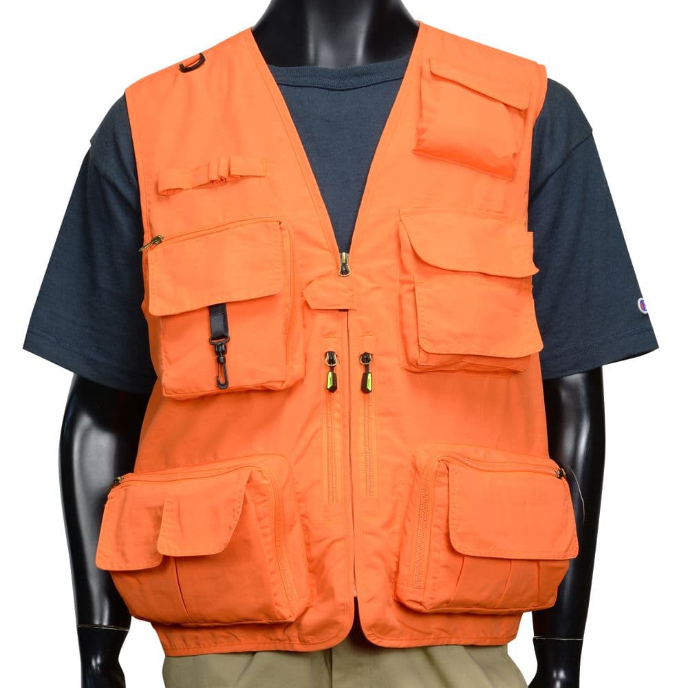 ellesseエレッセオレンジキルティングベスト Mサイズ