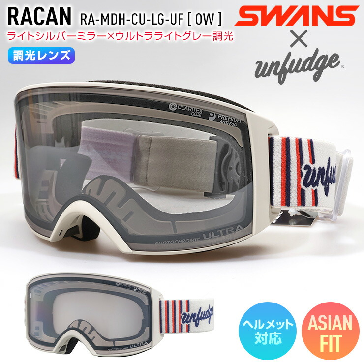 SWANS×unfudgeコラボRACAN 調光レンズ