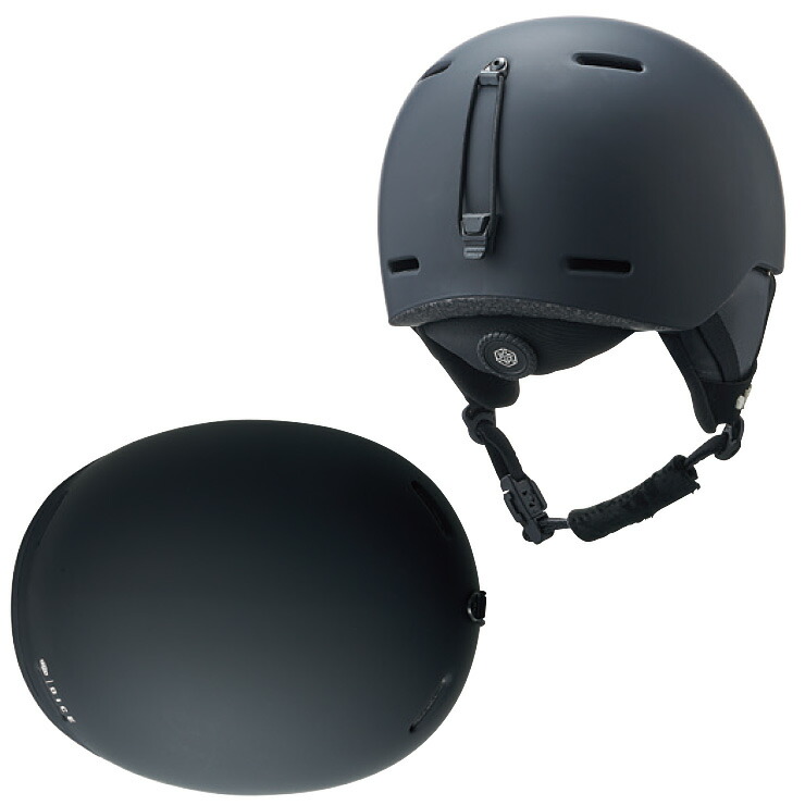 2026 DICE ダイス D6 ヘルメット マットブラック スキー スノーボード