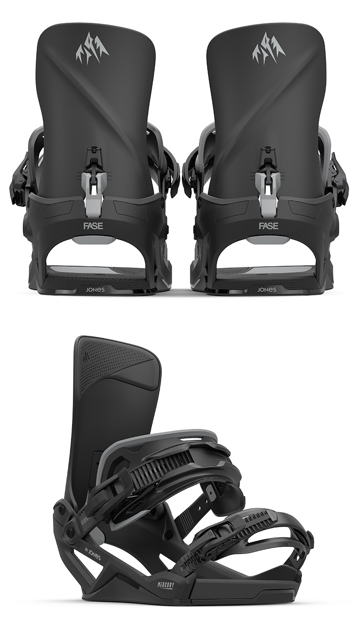 スノーボード Jones Mercury FASE M Stealth Black スキー