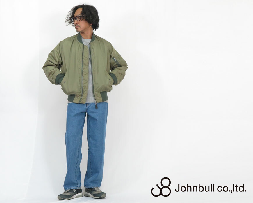 楽天市場】ジョンブル JOHNBULL TOP KHAKI トップカーキ MA-1 NYLON