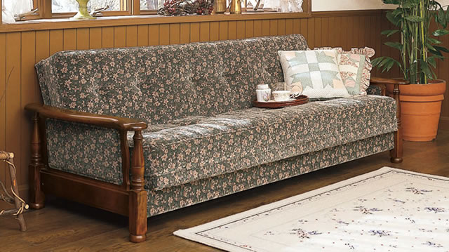 楽天市場】カリモク ソファベッド コロニアル ソファーベッド