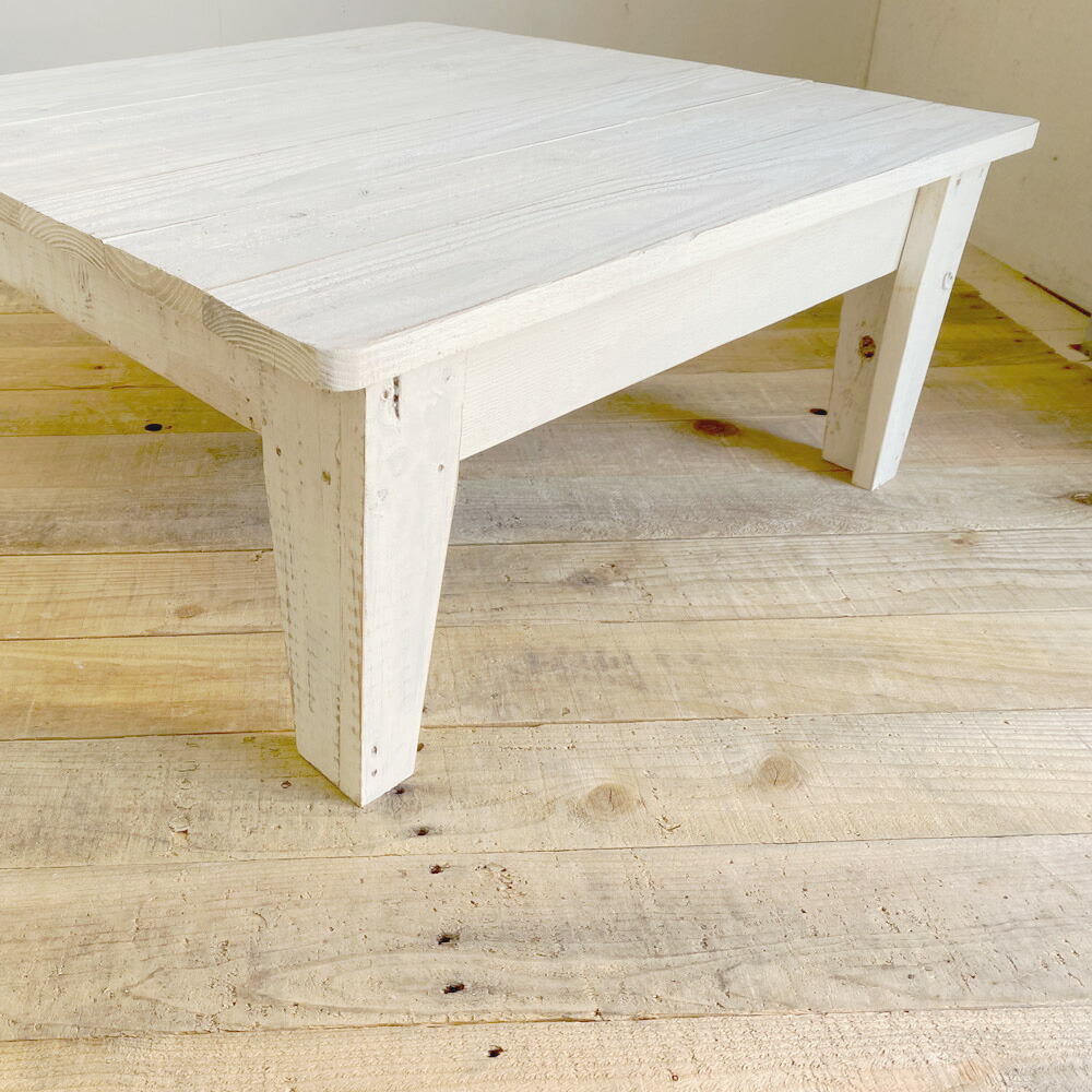 楽天市場】cafemoku ローテーブル 75cm 正方形 木製 センターテーブル