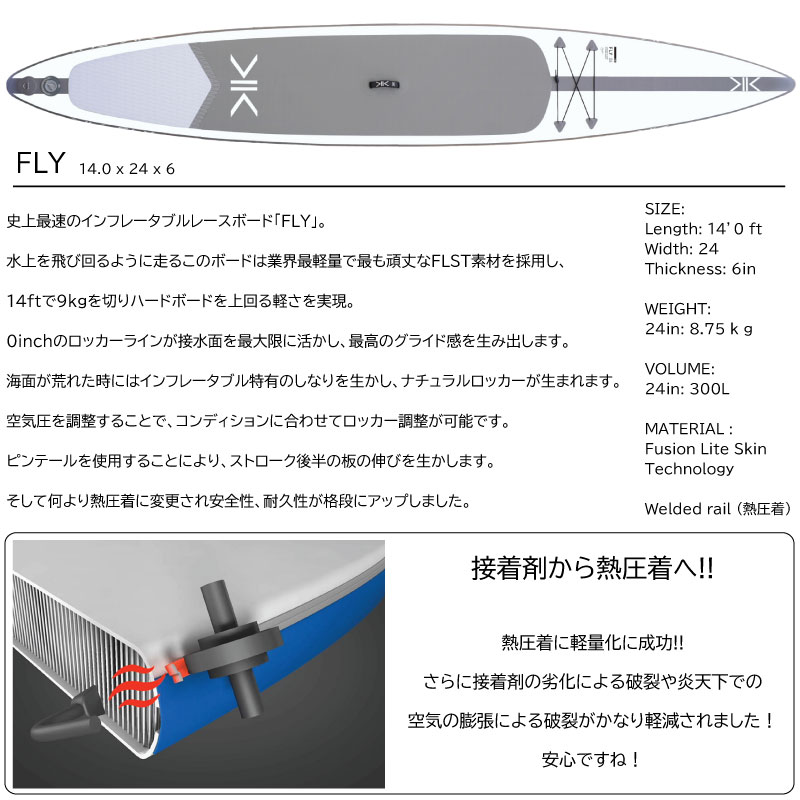2024 コクア サップ KOKUA SUP レース ツーリング モデル KOKUA FLY 14