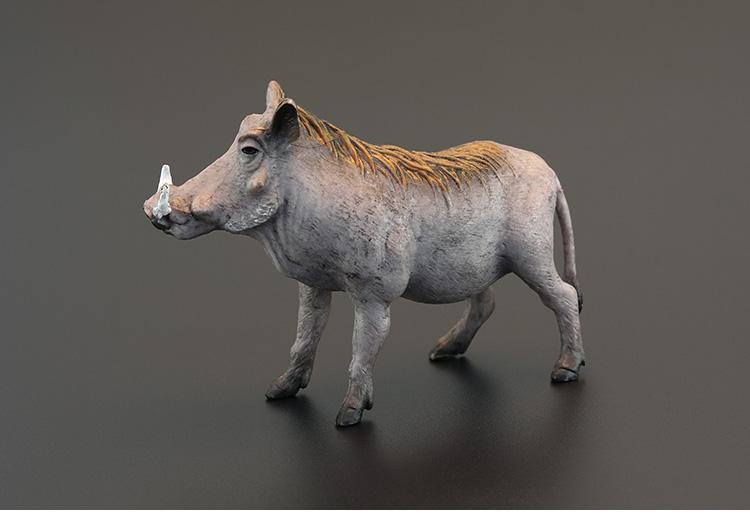 楽天市場】リアル 動物 フィギュア アフリカ 野生 イボイノシシ 知育