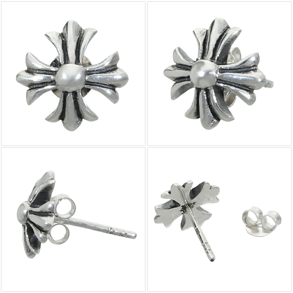 楽天市場】リリークロス ピアス 1P 片耳用 シルバー 925 クロス 十字架