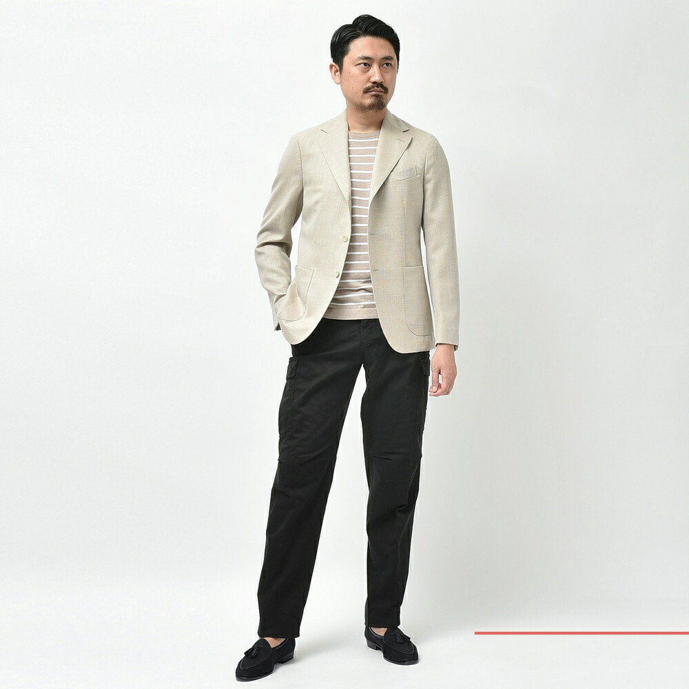 BOGLIOLI（ボリオリ）DOVERドーヴァー ウールホップサックソリッド3B