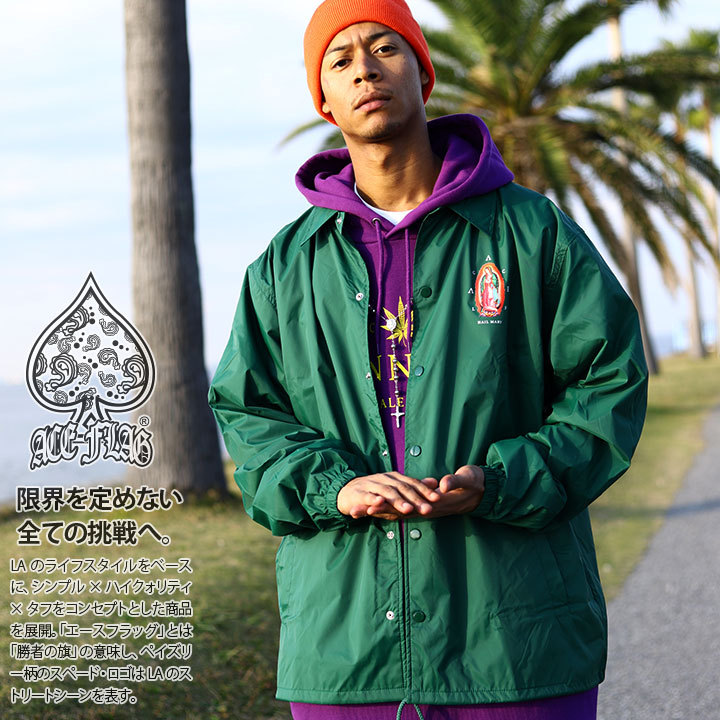 楽天市場】【70%OFF】ACEFLAG アウター 長袖 コーチジャケット