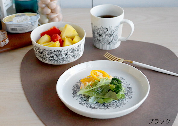 dショッピング |アラビア クロッカス プレート 19cm ブラック ARABIA