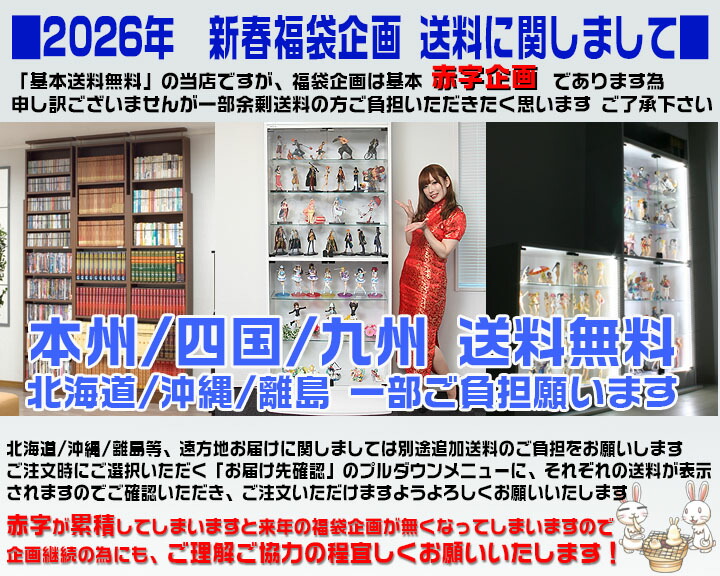 楽天市場】 □2026年新春福袋企画□ 愛書家 ＆ フィギュアラック福袋