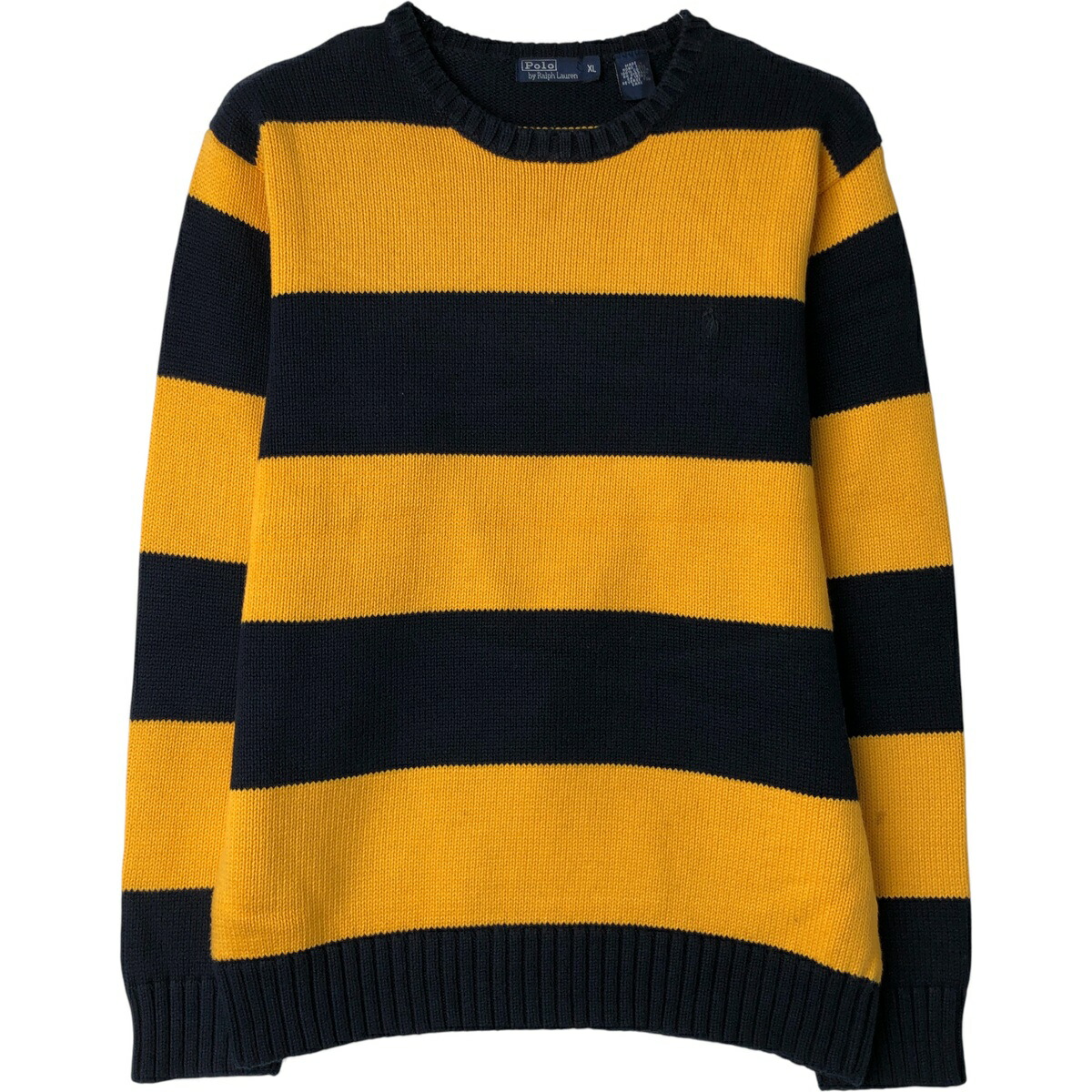 古着 ラルフローレン Ralph Lauren CHAPS チャップス ボーダー柄