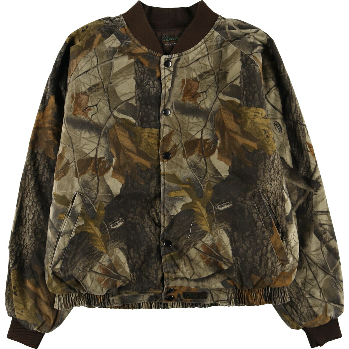 古着 90年代 リバティ LIBERTY 迷彩柄 リアルツリーカモ 中綿入り