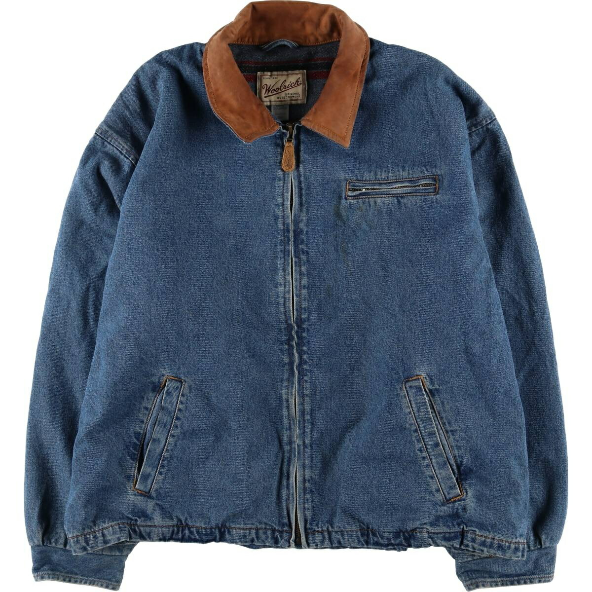 古着 90～00年代 ウールリッチ WOOLRICH デニムジャケット メンズXXL