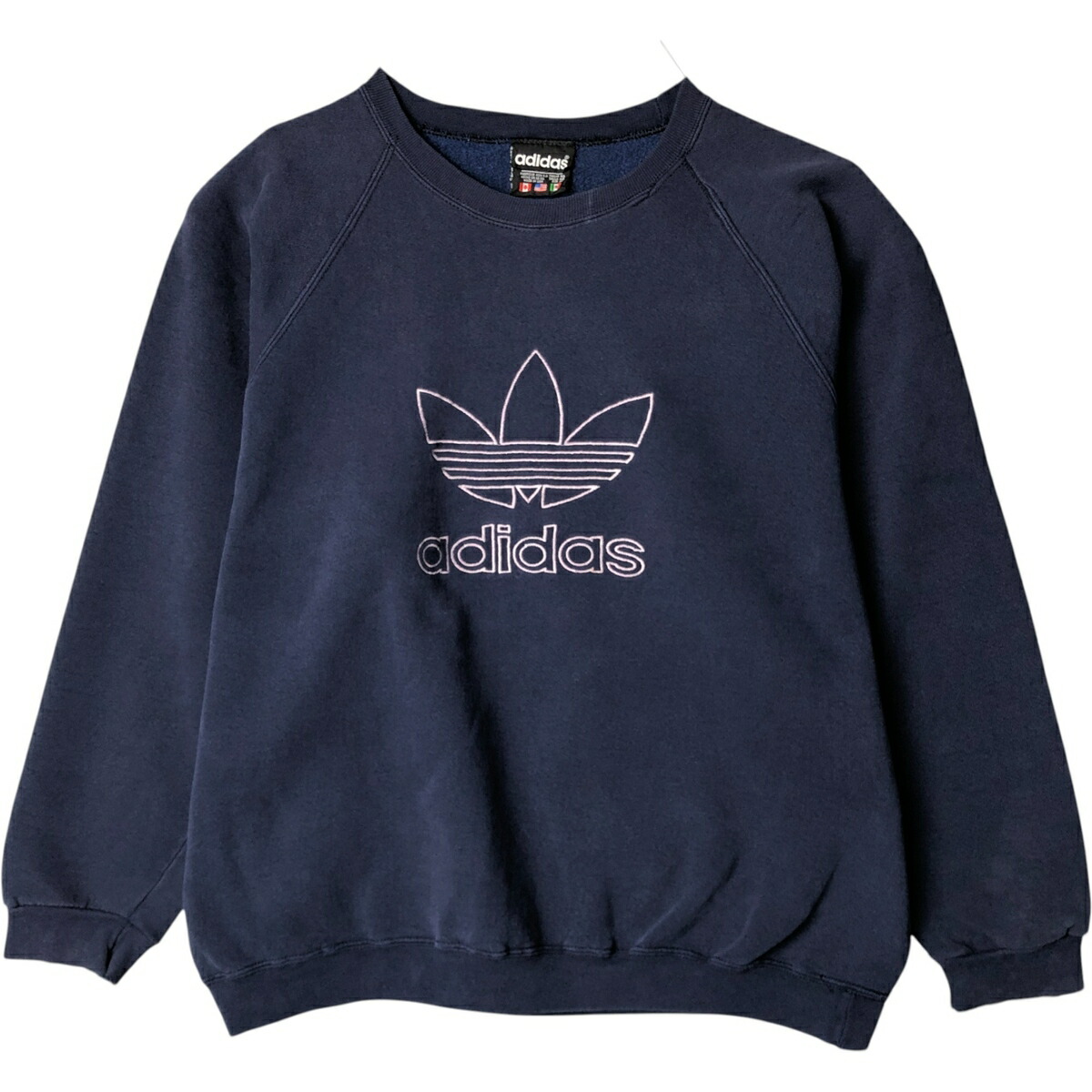 古着 80年代 アディダス adidas ロゴスウェットシャツ トレーナー USA