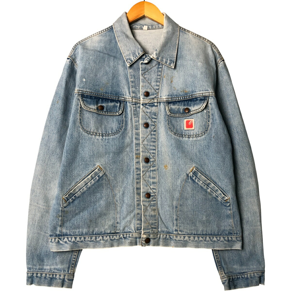 古着 70～80年代 GWG デニムジャケット メンズL相当 ヴィンテージ