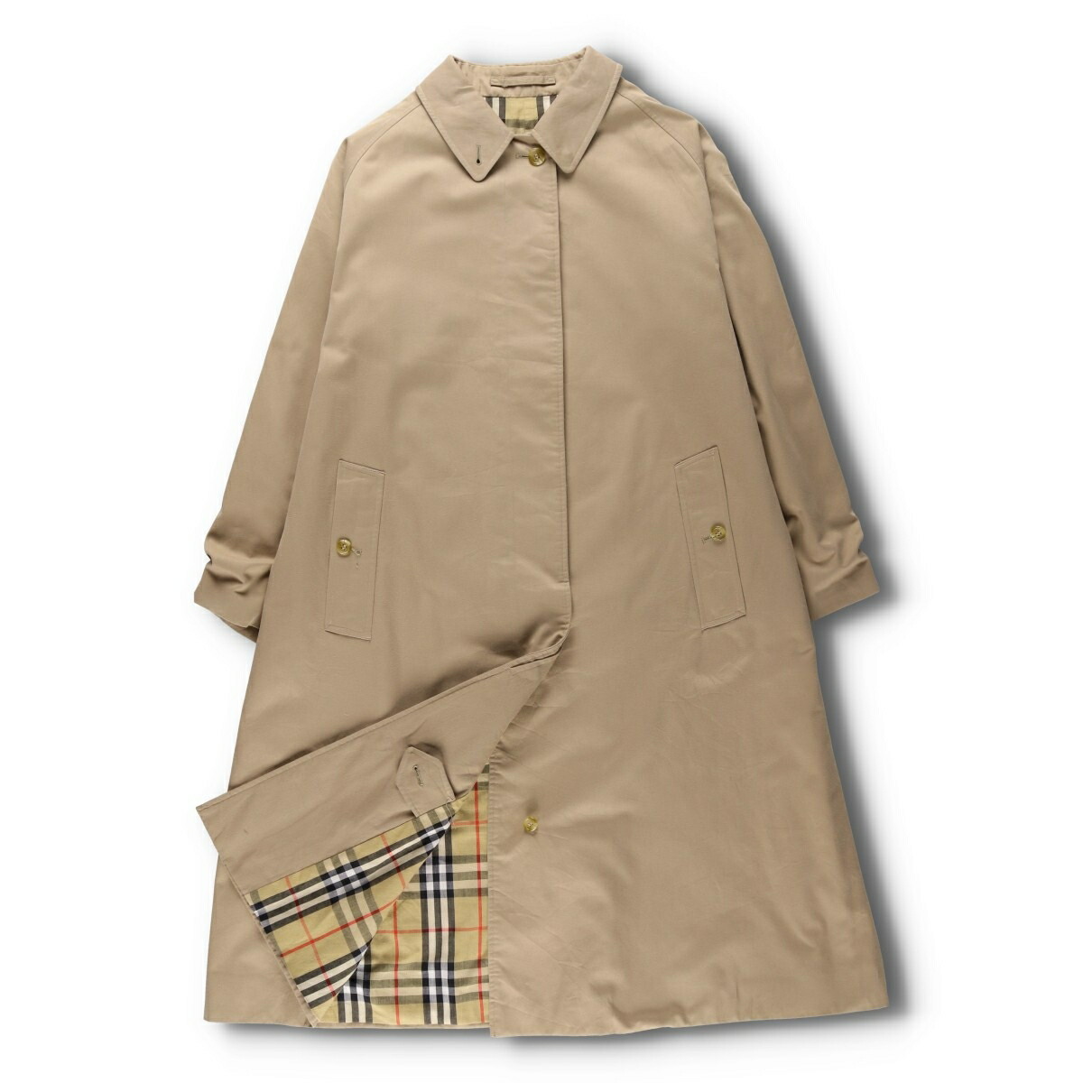 古着 80年代 バーバリー Burberrys 一枚袖 ステンカラーコート バルマ
