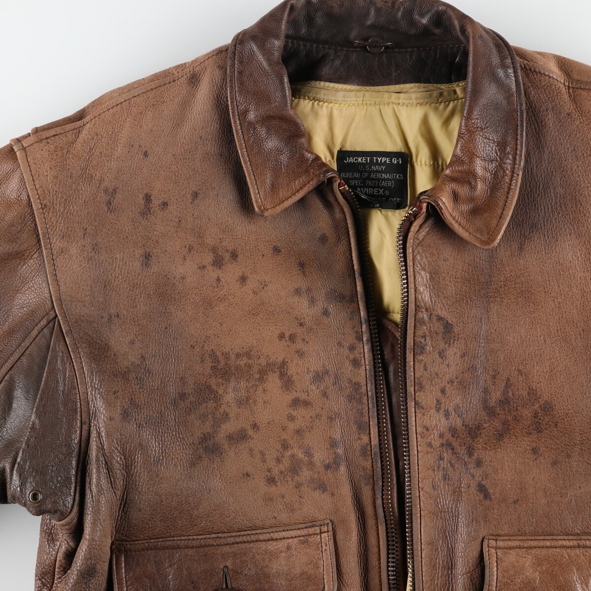 古着 アヴィレックス AVIREX G-1タイプ レザーフライトジャケット