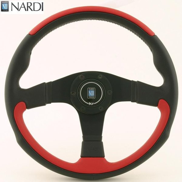 楽天市場】NARDI ナルディ N755 パンチングレザー&ブラックスポーク