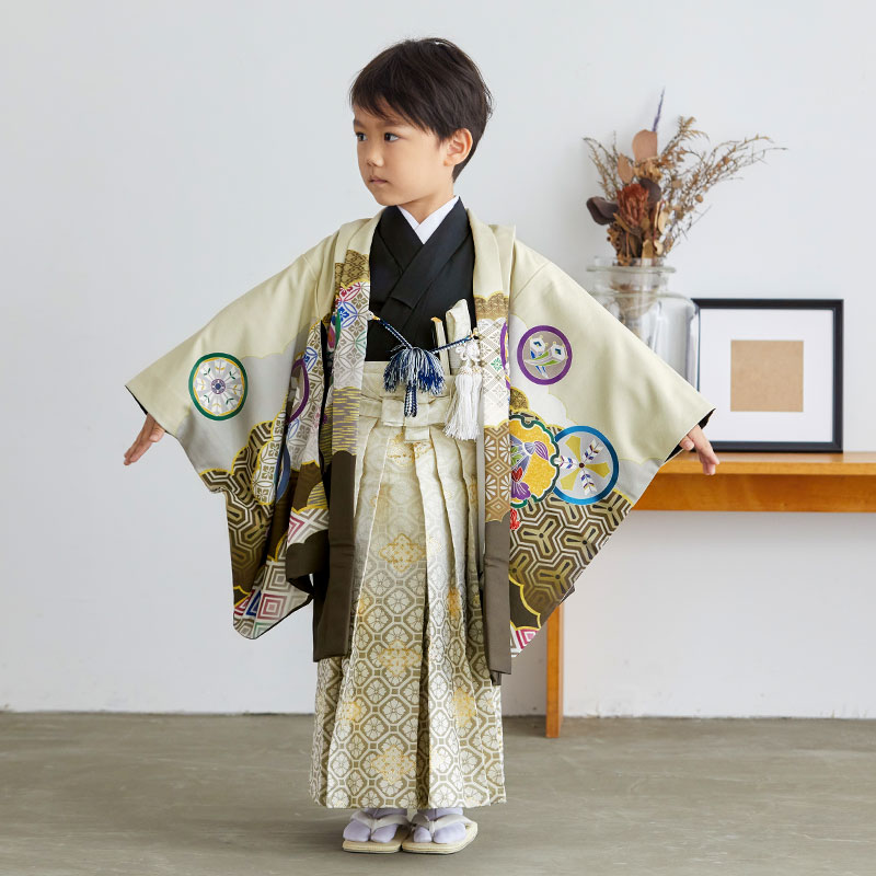 楽天市場】【レンタル】七五三 5歳 レンタル 753 袴セット 男児 着物