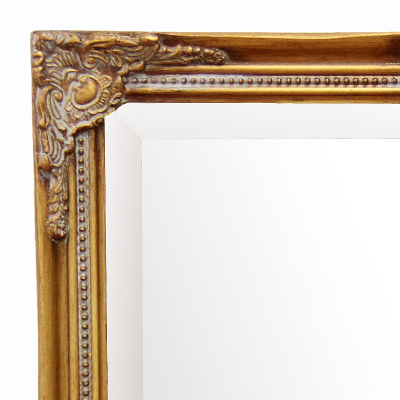 楽天市場】鏡 壁掛け アンティークスタイル 壁掛けミラー ゴールド 鏡