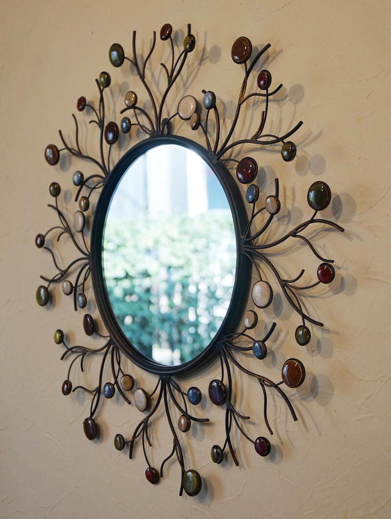 楽天市場】壁飾り アイアン 陶器 壁掛け インテリア雑貨 ウォールデコ