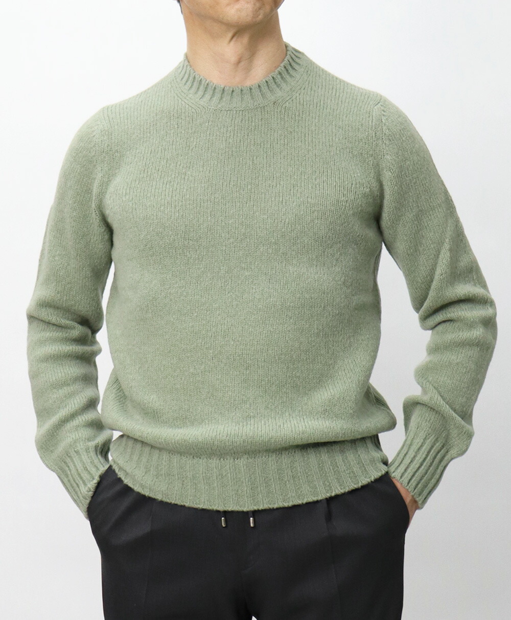 グランサッソ / GRANSASSO / クルーネック カラーニット / 3151-19100