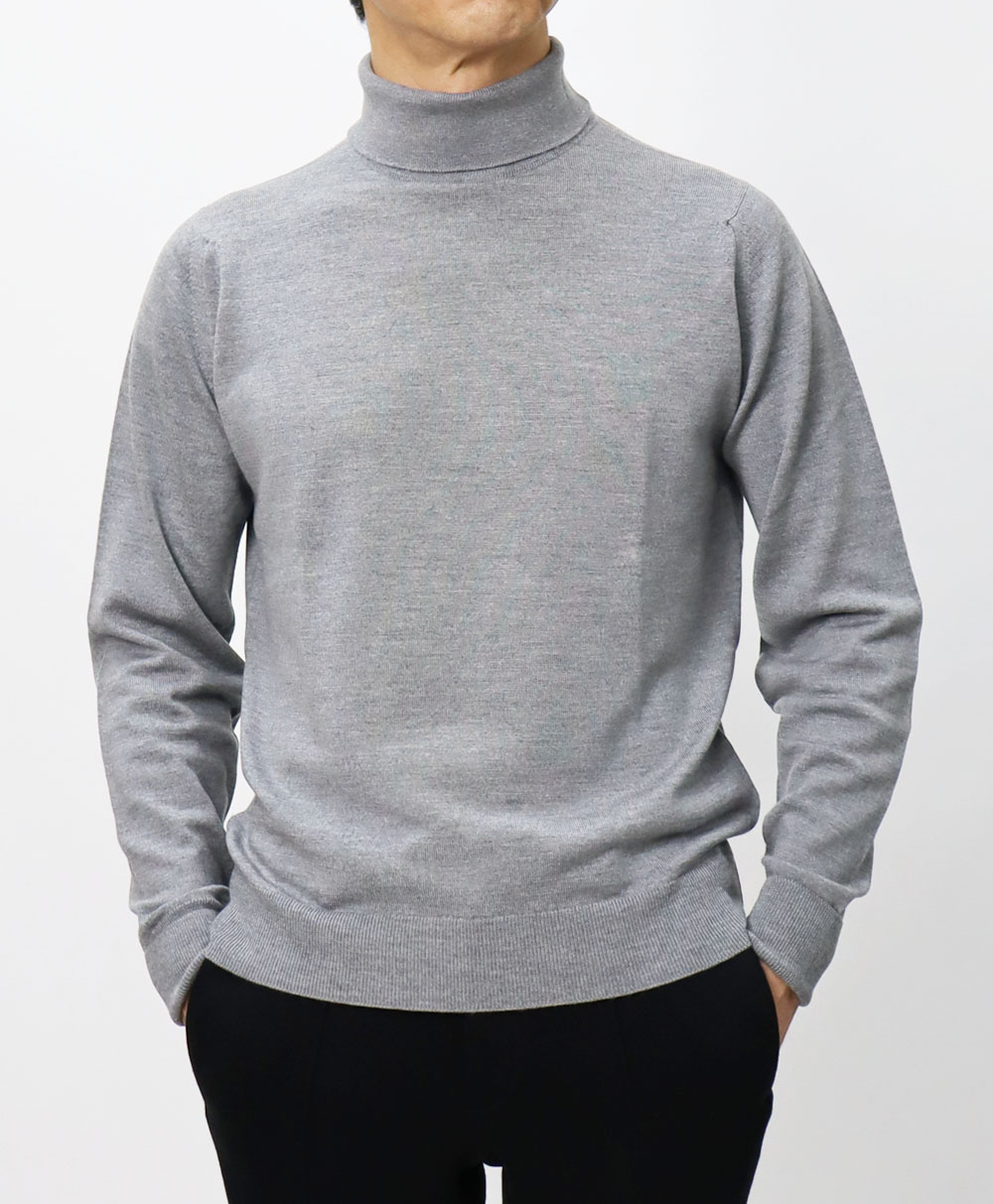 ジョンスメドレー / JOHN SMEDLEY / A4588 / タートルネック ニット