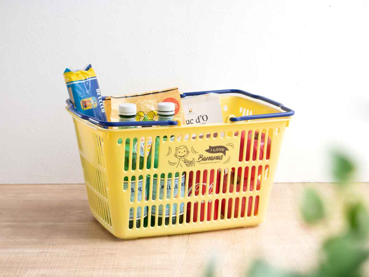 楽天市場】バスケット おさるのジョージ ミニエコバスケット1 レジかご
