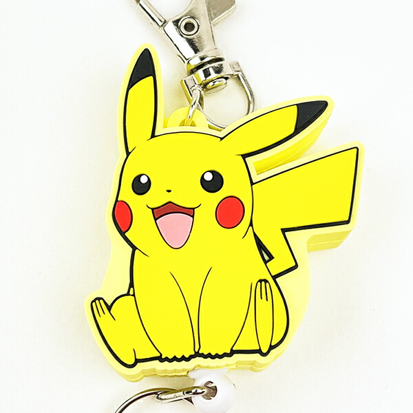 ポケットモンスター ピカチュウ ラバーリールキーホルダー にこにこ