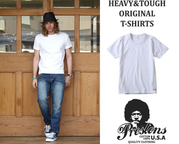 楽天市場】PRESTONS プレストンズ ヘビー＆タフ CottonUSA 半袖Tシャツ