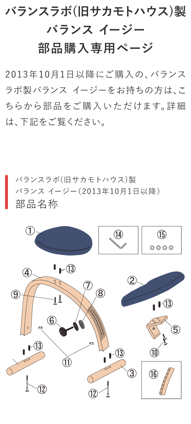 楽天市場】バランスラボ製バランスチェア・イージー ☆ パーツ 調節
