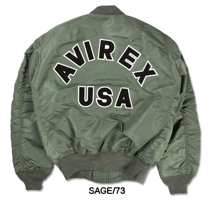 楽天市場】AVIREX アビレックス MA-1 COMMERCIAL LOGO MA1 ロゴ MIL-J