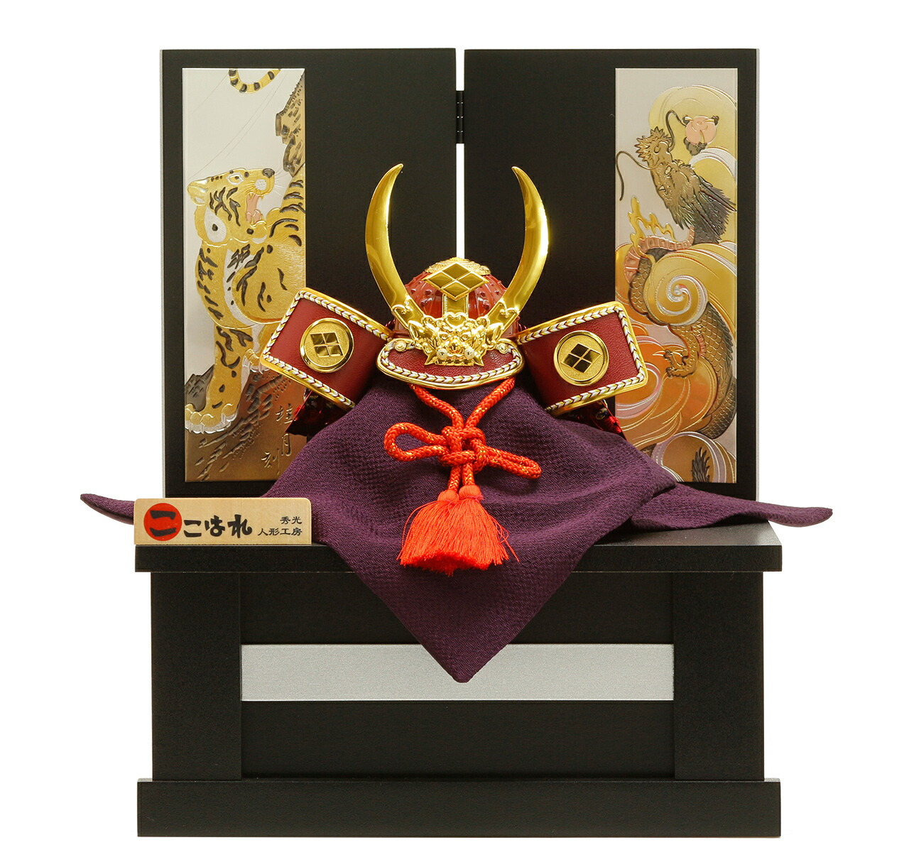 選べる2タイプ】五月人形 コンパクト収納兜飾りセット【P93120】武田