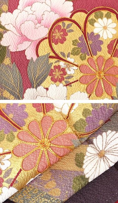 価格見直し宣言】 【中古】 振袖 レディース フォーマル 縮緬振袖 正絹