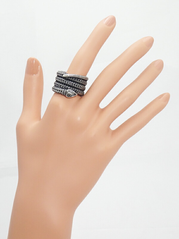 GUCCI】グッチ『SILVER グッチガーデン スネーク リング』19.5号 1週間