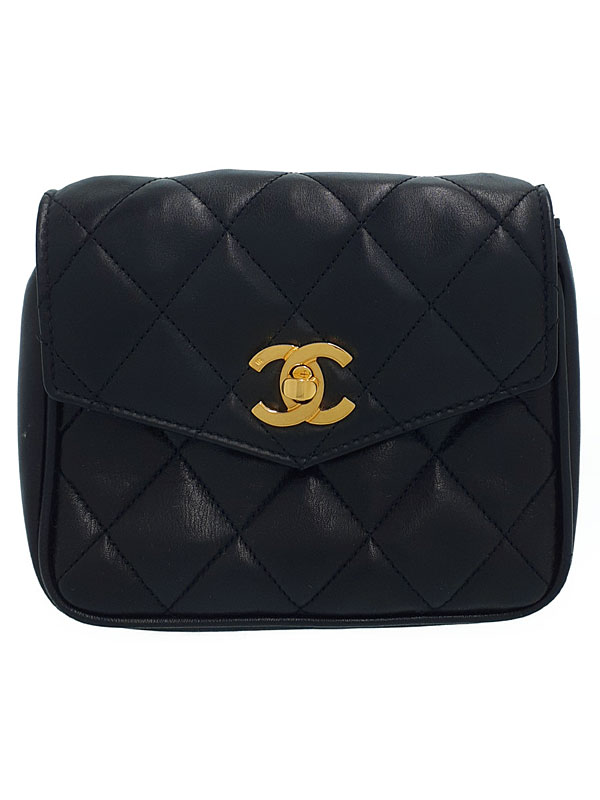 CHANEL】シャネル『マトラッセ ウエストポーチ』レディース ボディ