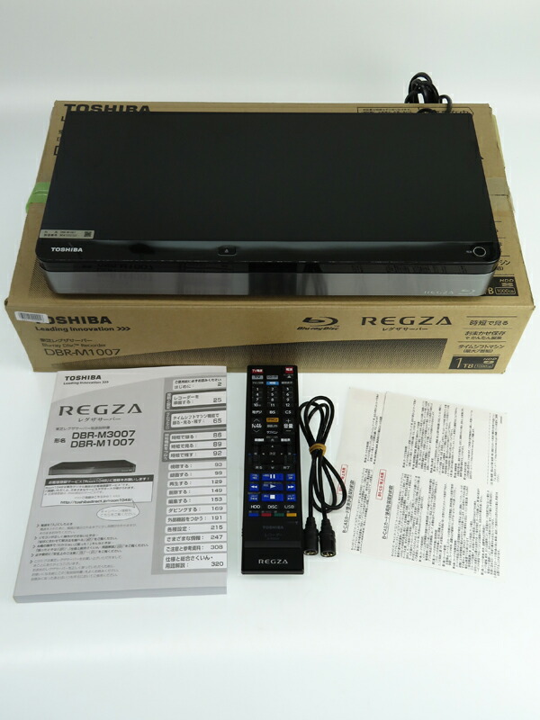 TOSHIBA】東芝『REGZA(レグザサーバー)』DBR-M1007 1TB 3+4チューナー