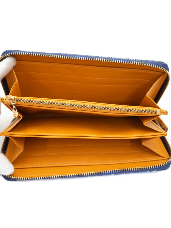 LOUIS VUITTON】ルイヴィトン『モノグラム デニム ジッピー ウォレット