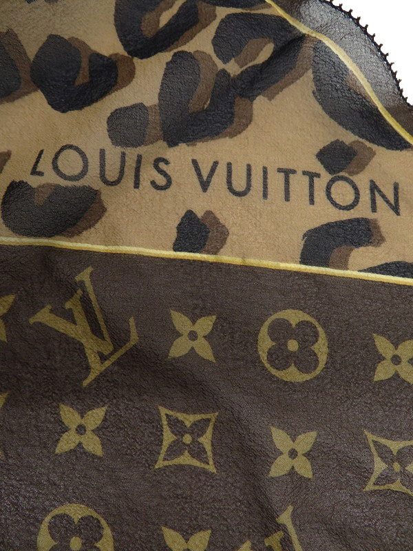 LOUIS VUITTON】ルイヴィトン『エシャルプ・モノグラム・レオパード