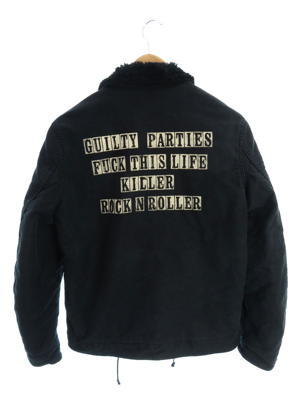 ワコマリア Guilty Parties メルトンウールジャケット ブラック S