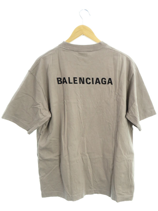 BALENCIAGA】バレンシアガ『ロゴ 半袖Tシャツ sizeS』612966 TOVJ8
