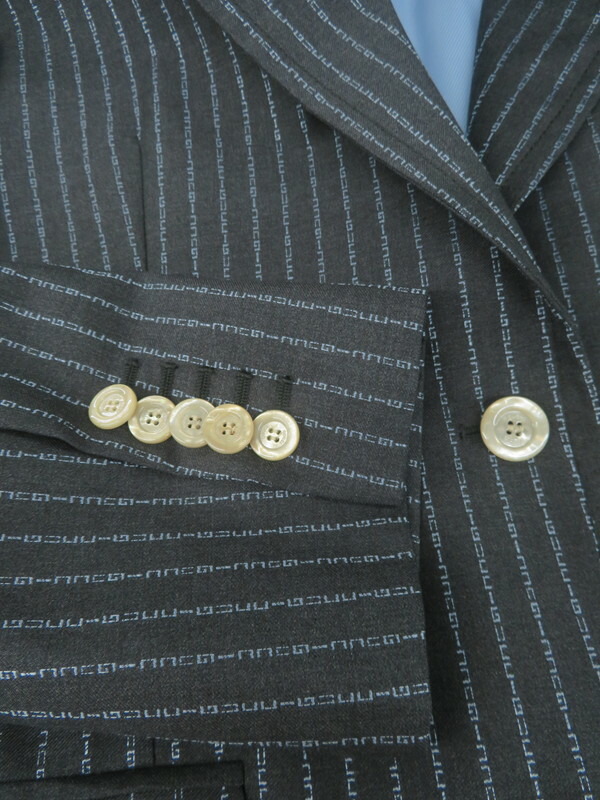 GUCCI】グッチ『ロゴストライプ テーラードジャケット size42』544850