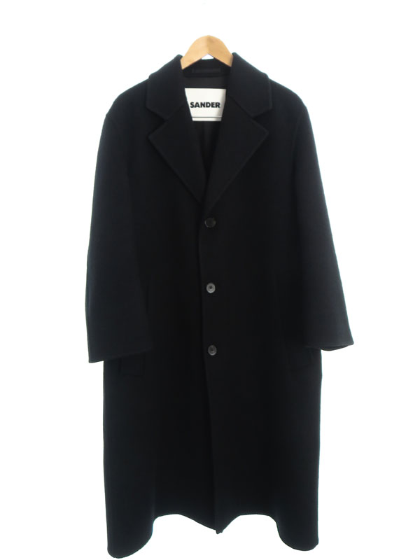 JIL SANDER】ジルサンダー『ウール×アンゴラ チェスターコート size44