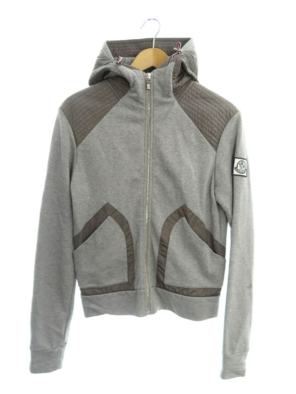 MONCLER GAMME BLEU】モンクレールガムブルー『スウェット切替 ジップ