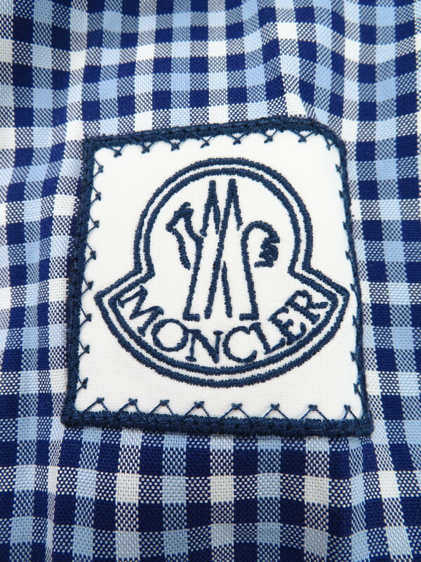 MONCLER GAMME BLEU】モンクレールガムブルー『CAMICIA チェック柄