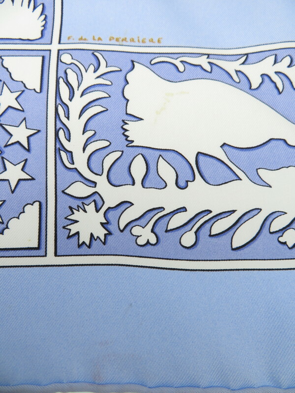 HERMES】【EARLY AMERICA】【フランス製】エルメス『カレ90 古き良き