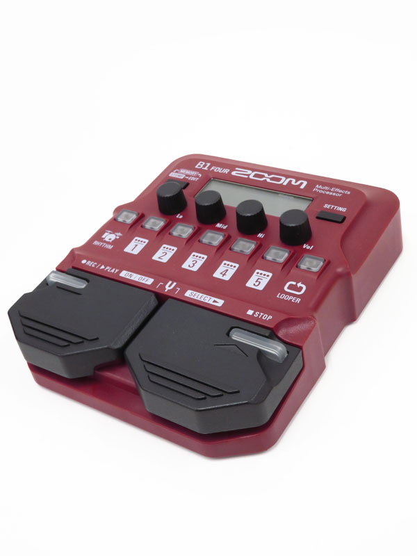 ZOOM】【単3×4本】ズーム『ベース用マルチエフェクター』B1 FOUR 1週間