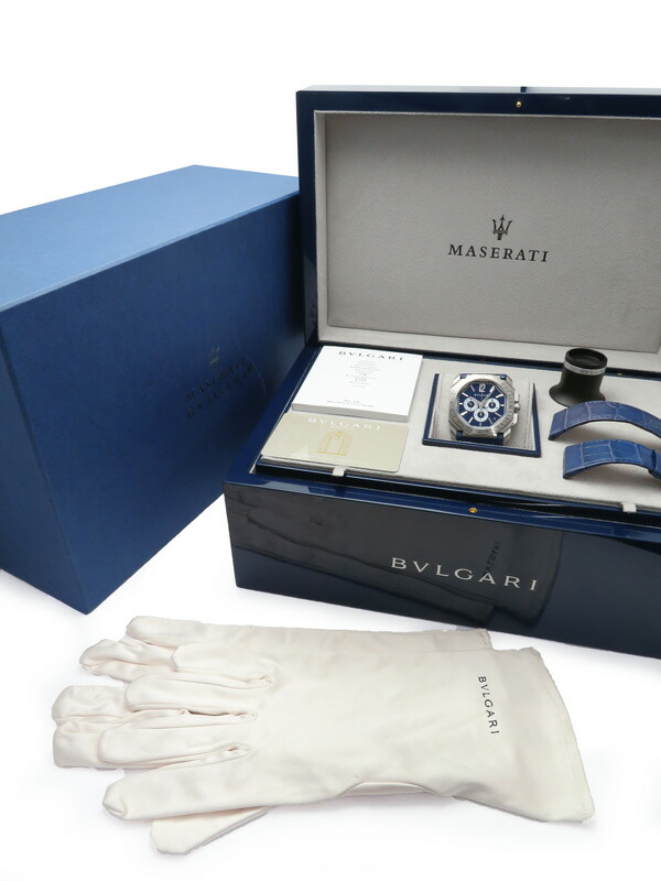 BVLGARI】ブルガリ『オクト マセラティ創業100周年記念モデル