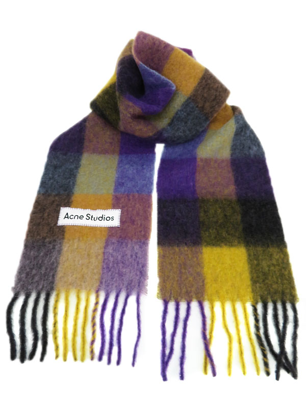 Acne Studios】アクネストゥディオズ『モヘア チェック スカーフ